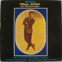 descargar álbum Paul Anka - Diana Paul Anka Pjeva Svoje Najveće Uspjehe