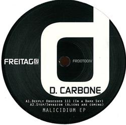 ladda ner album D Carbone - Malicidium EP