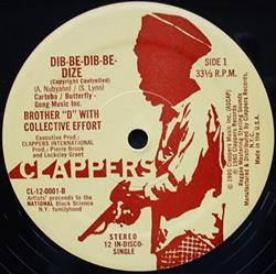 online anhören Brother D with Collective Effort - Dib Be Dib Be Dize How We Gonna Make The Black Nation Rise