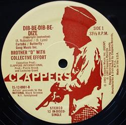 Download Brother D with Collective Effort - Dib Be Dib Be Dize How We Gonna Make The Black Nation Rise