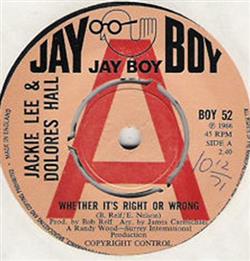 Jackie Lee & Dolores Hall - Whether Its Right Or Wrong