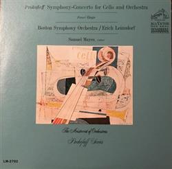 descargar álbum Prokofiev, Faure - Symphony Concerto For Cello And Orchestra Elegie