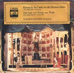 baixar álbum Elisabeth Grümmer - Kennst Du Das Land Wo Die Zitronen Blühn