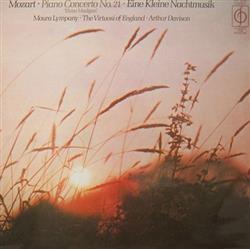 ouvir online Mozart Moura Lympany, The Virtuosi Of England, Arthur Davison - Piano Concerto No 21 Elvira Madigan Eine Kleine Nachtmusik
