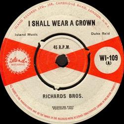 télécharger l'album Richards Bros, Baba Brooks - I Shall Wear A Crown Robin Hood