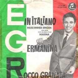 télécharger l'album Rocco Granata - Ein Italiano Muss Immer Singen Germanina