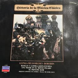 Download Glinka Mussorgsky Borodin - Russlan Y Ludmila Khovantchina Una Noche En El Monte Pelado El Principe Igor