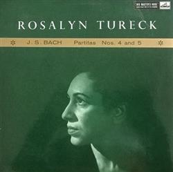 online anhören JS Bach Rosalyn Tureck - Partitas Nos 4 And 5