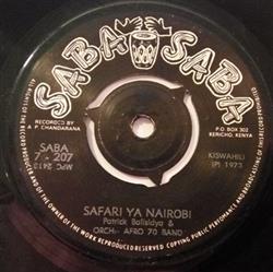 lyssna på nätet Patrick Balisidya & Afro 70 Band - Safari ya Nairobi Kufaulu