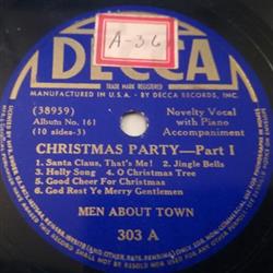 écouter en ligne Men About Town - Christmas Party