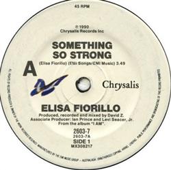 ladda ner album Elisa Fiorillo - Something So Strong