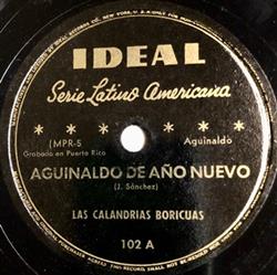 Album herunterladen Las Calandrias Boricuas - Aguinaldo De Año Nuevo Seis Jibaro