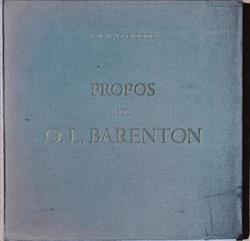 Album herunterladen Auguste Detœuf - Propos de OL Barenton