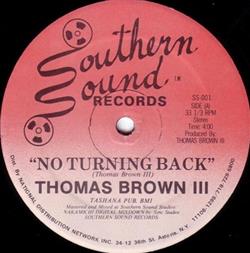 télécharger l'album Thomas Brown III - No Turning Back
