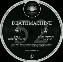 lyssna på nätet Deathmachine - Bass Disintegrate Psychotoxic Stompbox
