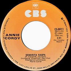 escuchar en línea Annie Cordy - Senorita Raspa Super Annie