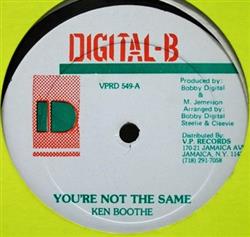 Album herunterladen Ken Boothe - Youre Not The Same Version