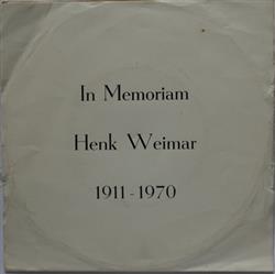 last ned album Henk Weimar - In Memoriam