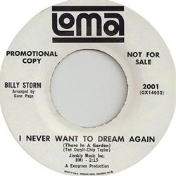 Download Billy Storm - I Never Want To Dream Again There In A Garden
