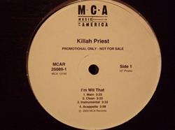 télécharger l'album Killah Priest - Im Wit That