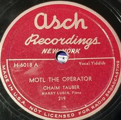 télécharger l'album Chaim Tauber - Motl The Operator Mein Shtetele Moliff