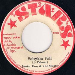 télécharger l'album Junior Ross & The Spears - Babylon Fall