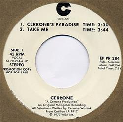 descargar álbum Cerrone - Cerrones Paradise Sampler