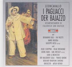 Download Leoncavallo, Ghione Rother - I Pagliacci Der Bajazzo Gesamtausgaben In Italienisch Und Deutsch
