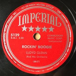 escuchar en línea Lloyd Glenn And His Orchestra - Rockin Boogie Soldiers Hop