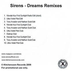 lataa albumi Sirens - Dreams Remixes