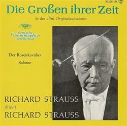 lytte på nettet Richard Strauss - Richard Strauss Dirigiert Richard Strauss