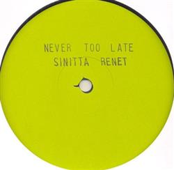 ascolta in linea Sinitta Renet - Never Too Late