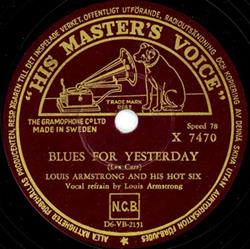 descargar álbum Louis Armstrong And His AllStars - Blues For Yesterday A Song Was Born