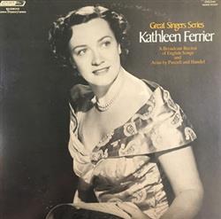 Download Purcell, Handel Kathleen Ferrier - A Broadcast Recital Of English Songs And Arias By Purcell And Handel