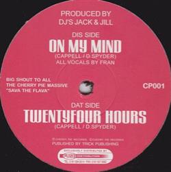 online luisteren DJ's Jack & Jill - On My Mind Twentyfour Hours