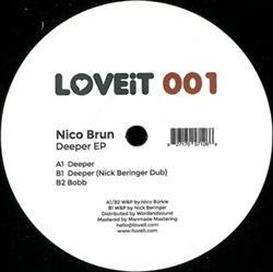 last ned album Nico Brun - Deeper EP