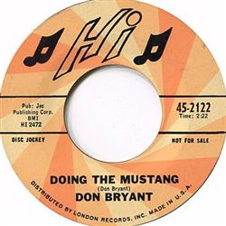 ouvir online Don Bryant - Doing The Mustang