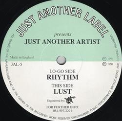 écouter en ligne Just Another Artist - Rhythm Lust