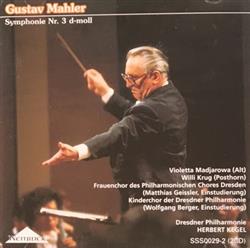 ascolta in linea Gustav Mahler, Herbert Kegel - Symphonie Nr 3 d moll