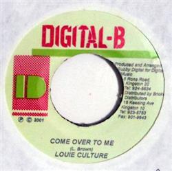 télécharger l'album Louie Culture - Reaction Come Over To Me