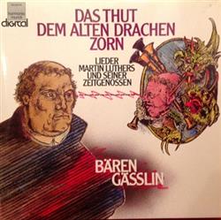 lataa albumi Bären Gässlin - Das Thut Dem Alten Drachen Zorn