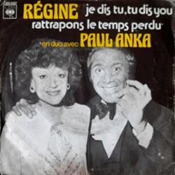 descargar álbum Régine, Paul Anka - Je Dis Tu Tu Dis You