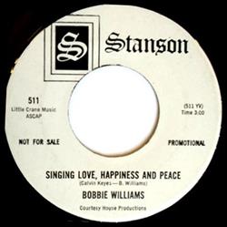ladda ner album Bobbie Williams - Singing Love Happiness And Peace