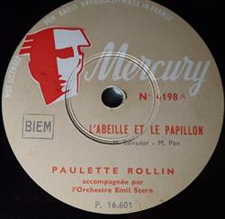 lytte på nettet Paulette Rollin - Labeille Et Le Papillon