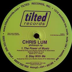 online luisteren Chris Lum - Philosoph EP