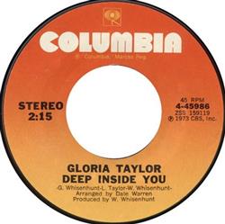 online anhören Gloria Taylor - Deep Inside You World Thats Not Real