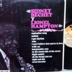 lataa albumi Sidney Bechet, Lionel Hampton - SIDNEY BECHET Y LIONEL HAMPTON SPANISH LP 1968
