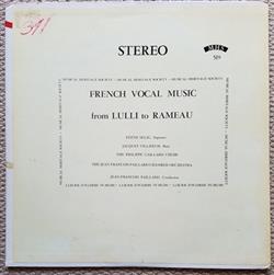 last ned album Various - French Vocal Music From Lulli To Rameau