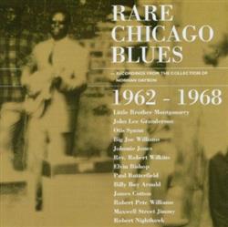 last ned album Various - Rare Chicago Blues 1962 1968