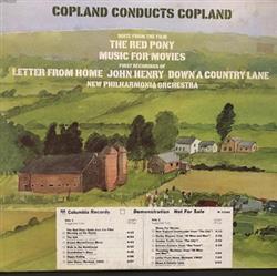 ladda ner album Aaron Copland - Suite From The Film The Red Pony Music For Movies First Recordings Of Letter From Home John Henry Down A Country Lane